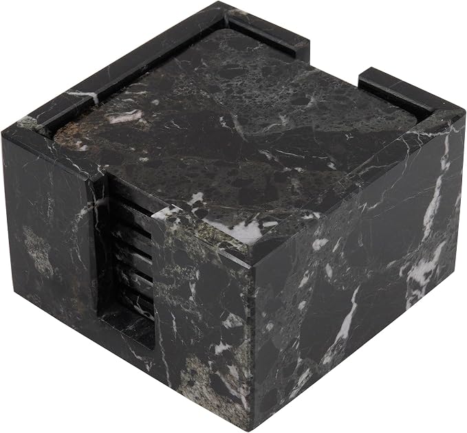 Radicaln Square Marble Coasters Set of 6 by RADICALn