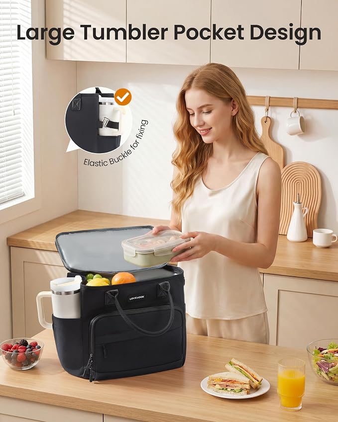 LOVEVOOK Lunch Box for Women, Adult Lunch Bag for Work - Image 5