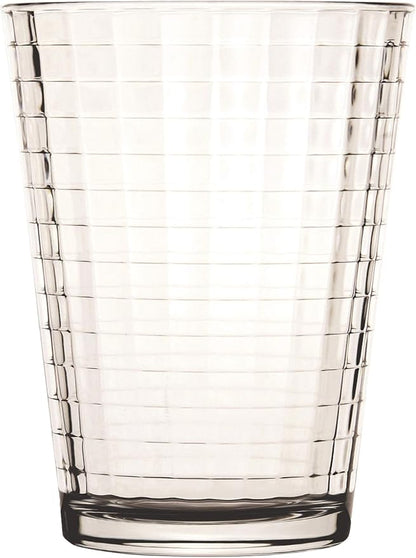 Circleware Matrix Juice Drinking Glasses, Huge Set of 10, Heavy Base Tumbler - Image 5