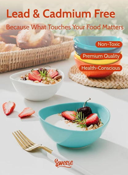 Sweese 10 oz Small Porcelain Bowls - Image 9
