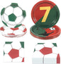 180Pcs Soccer Party Supplies Paper Plates and Napkins Serve 60 | Disposable by Hpscdyo