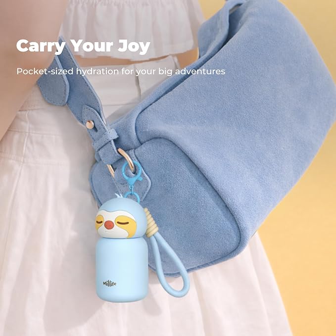 4.1oz Mini Insulated Water Bottle, Portable Coffee Cup, Small Travel Cup Vacuum - Image 2