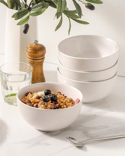 Cereal Bowls Set of 4, 24 oz Bowls - Image 5