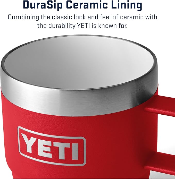 YETI Rambler 6 oz Stackable Mug, Stainless Steel, Vacuum Insulated - Image 3