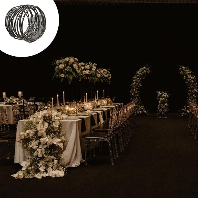 Black Napkin Rings - Image 6