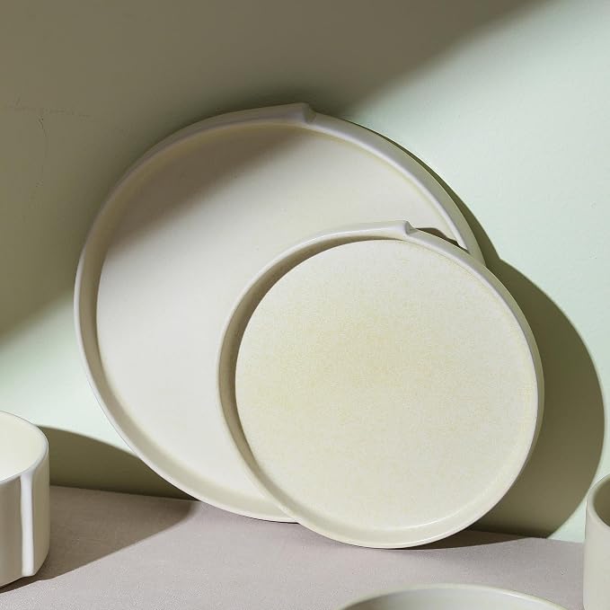 Stone Lain Bao 4-Piece Salad Plate Set Stoneware - Image 5