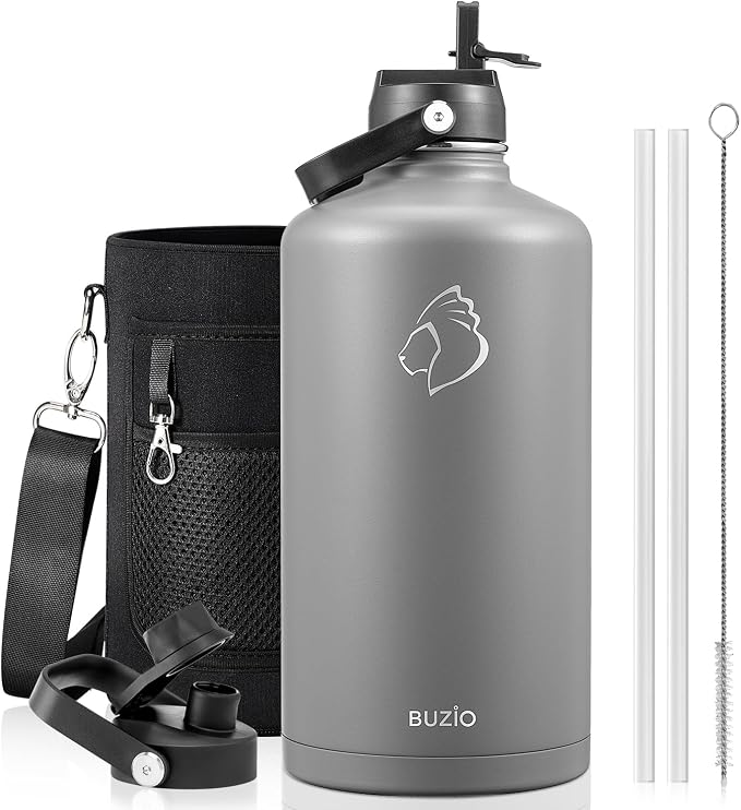 BUZIO 1 Gallon Water Bottle Insulated by BUZIO