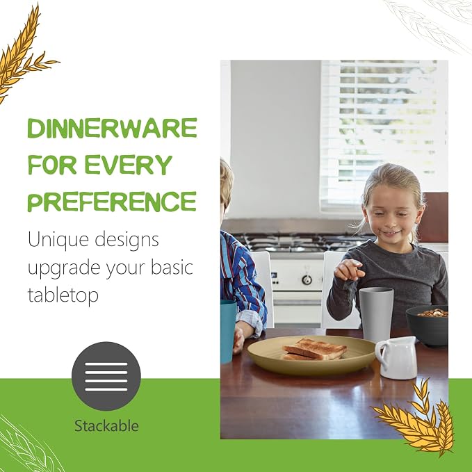Teivio 32-Piece Plates and Bowls Sets - Image 3