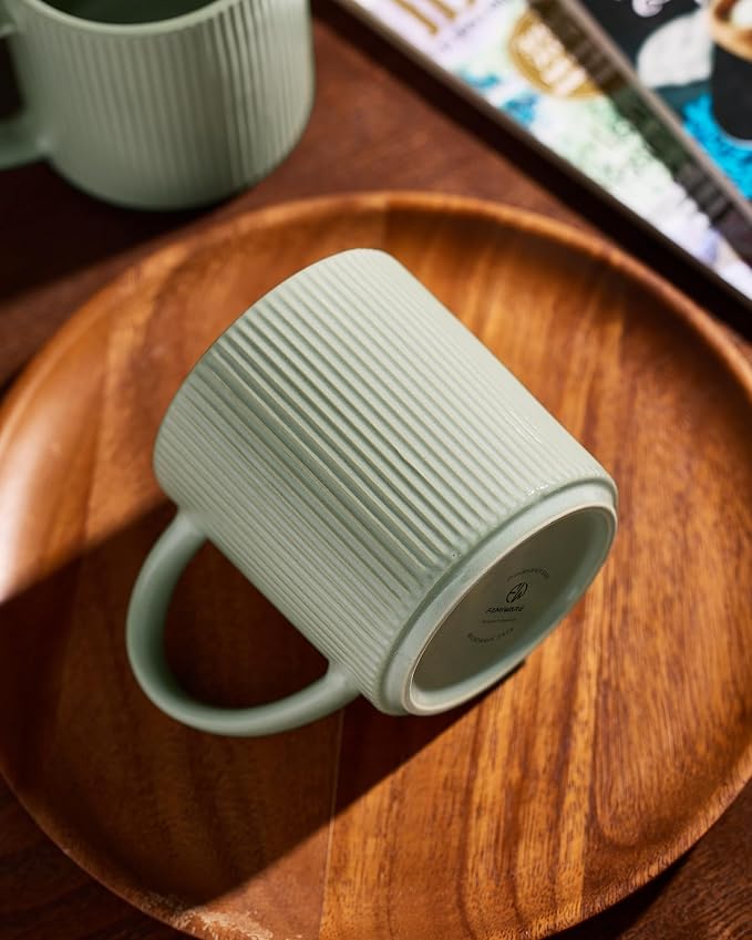 famiware Coffee Mug Set for 4, Star 16 oz Catering Mugs Cup Set - Image 6