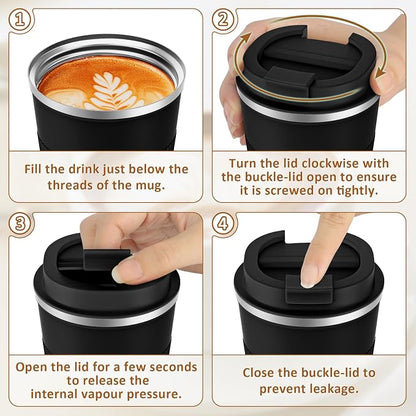 KETIEE Travel Mug 12oz, Vacuum Insulated Coffee Mug - Image 9