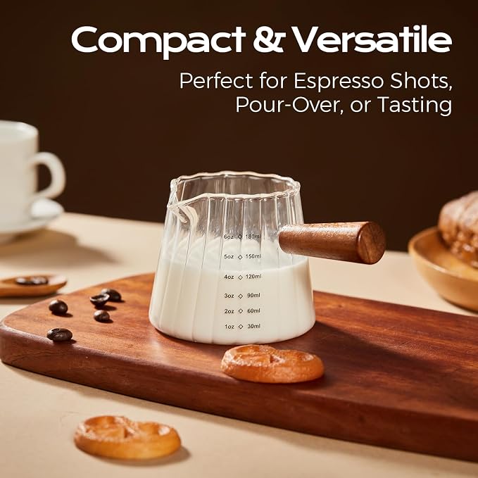 YARRAMATE 6oz Glass Espresso Measuring Cup - Image 6
