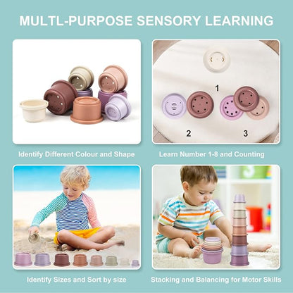 Baby Stacking Cups Toy - Image 2