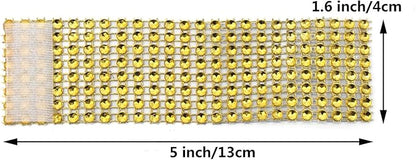 KPOSIYA Napkin Rings, Pack of 60 Rhinestone Napkin Rings Diamond Adornment for Place Settings, Wedding Receptions, Dinner or Holiday Parties, Family Gatherings (60, Gold)