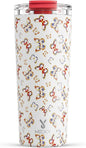 Meoky 24 oz Insulated Travel Coffee Mug: Leak Proof Lid, Jewel Butterfly | by MEOKY