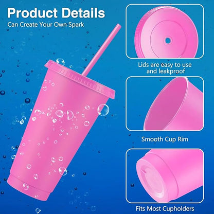 Amyhill 12 Pcs Reusable Plastic Cup - Image 3