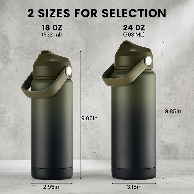 Fijinhom 24 oz Insulated Water Bottle - Image 2