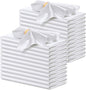 P Pothuiny 24 Pcs White Satin Napkins 17 x 17 Inch, Satin Cloth Napkins | by P+Pothuiny