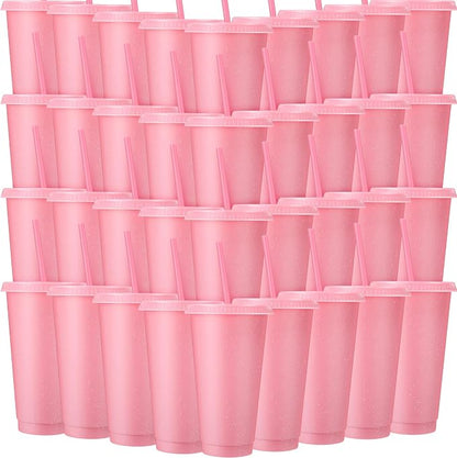 Honeydak 60 Pack Tumbler with Straw and Lid Bulk Cups by Honeydak