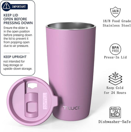 TILUCK 20 oz Insulated Coffee Tumbler - Image 2