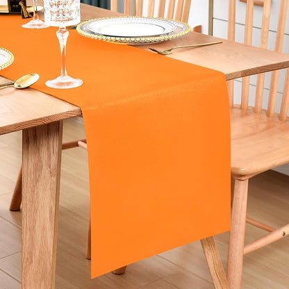 Farmhouse Orange Table Runner Dining Table Runners 90 Inches Long Coffee Table by Wolkemer
