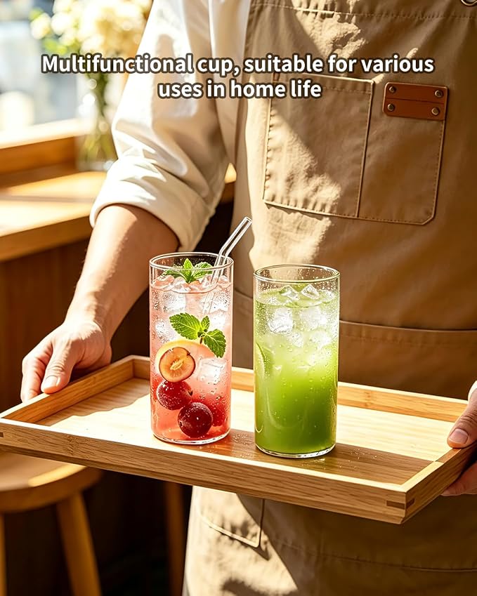 LUXU Drinking Glasses, Water Glasses, Mojito Glass Cups, Bar Glassware - Image 3