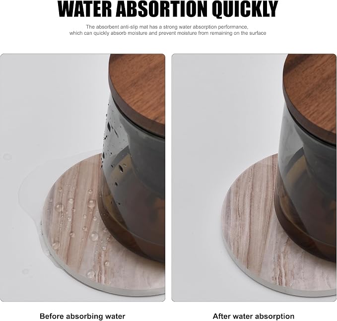 6Pcs Absorbent Coasters Set - Image 4