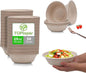 TOPtoper 25Oz 50Pack Large Paper Bowls, Disposable Bowls Bulk Leakproof and by TOPtoper