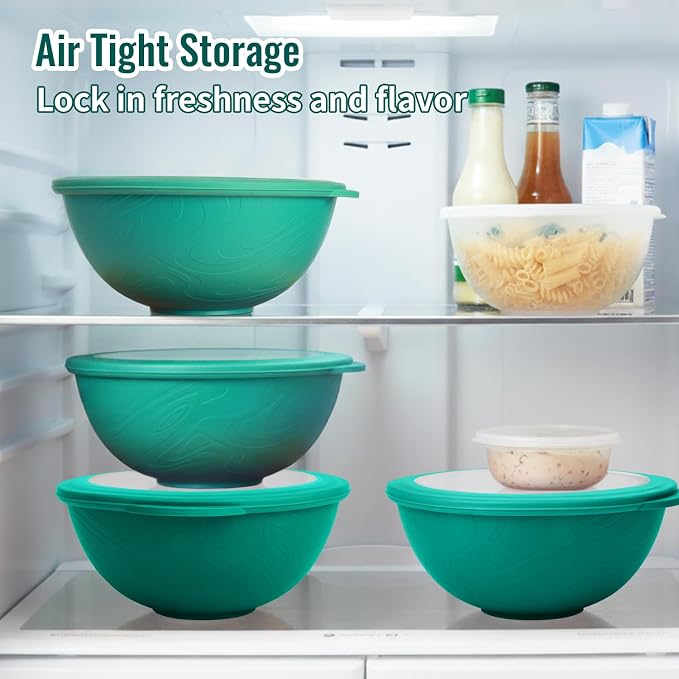 40 OZ Plastic Bowls with Lids, Unbreakable Wheat Straw Bowls Sets of 8 - Image 6