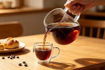 CNGLASS 5oz Espresso Mugs, Double Wall Insulated Glass Coffee Mugs - Image 7