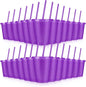24 Pcs Plastic Tumblers with Lids and Straws, Reusable Cups with Lids Plastic by LEIFEOSH