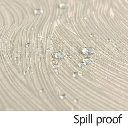 maxmill Jacquard Tablecloth Swirl Design Spillproof Wrinkle Free Heavy Weight Soft Table Cloth Decorative Fabric Table Cover for Outdoor and Indoor Use Oblong 60 x 120 Inch Beige