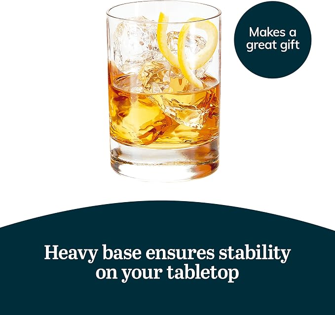 Libbey 918CD Heavy Base Double Old Fashioned Glasses - Image 5