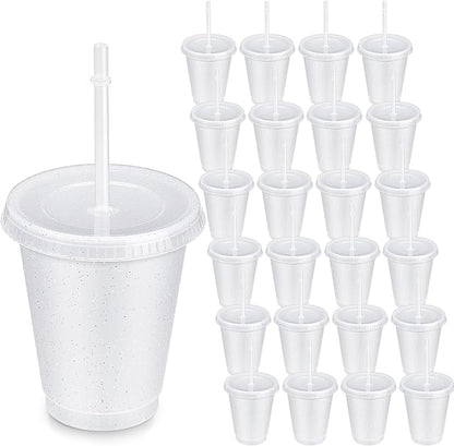 Roshtia 24 Pack Plastic Tumblers by Roshtia