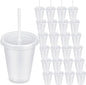 Roshtia 24 Pack Plastic Tumblers by Roshtia