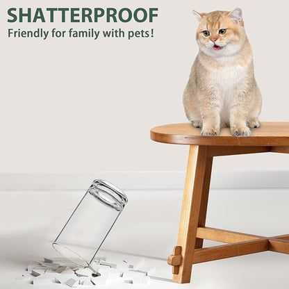 Shatterproof Plastic Drinking Glasses Set of 6, 17 Oz Clear Unbreakable Tumblers - Image 3