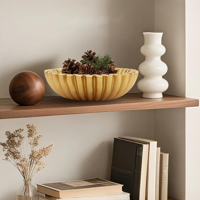 Large Modern Decorative Ruffle Bowl - Image 7
