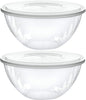 Disposable 48 Ounce Round Crystal Clear Plastic Bowls by PLASTICPRO