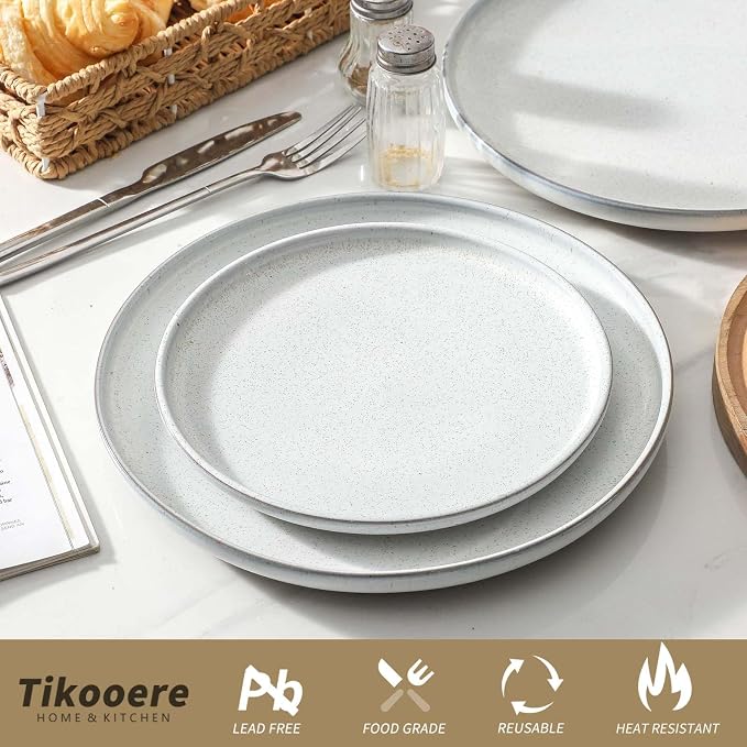Ceramic Dinner Plates Set of 4 - Image 6