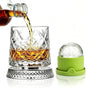 360° Rotating Whiskey Glasses Set of 2, Vintage Crystal Tumblers by Pewfugu