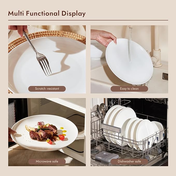 6-Piece Bone China Dinnerware Set - Image 3