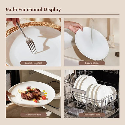 6-Piece Bone China Dinnerware Set - Image 3