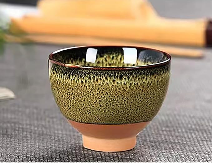 Chinese Ceramic Kung Fu Tea Set of 6, Japanese Tea Cup, Sake Cup, Ceramic Tea - Image 2