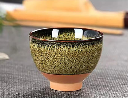 Chinese Ceramic Kung Fu Tea Set of 6, Japanese Tea Cup, Sake Cup, Ceramic Tea - Image 2