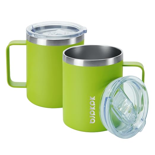 BJPKPK 2PCS Insulated Coffee Mug by BJPKPK
