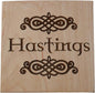 Personalized Wooden Coasters with Monogram, Wedding Date Engraved, Family Name- Choice of Wood (Celtic Name)