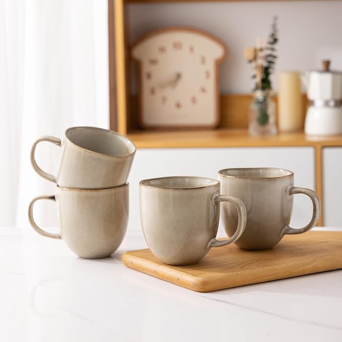 AmorArc 12oz Coffee Mugs, Ceramic Coffee Mugs set of 6 - Image 6