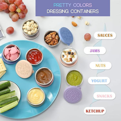 VITEVER Salad Dressing Container To Go, 1.6 oz Small Condiment Containers - Image 3