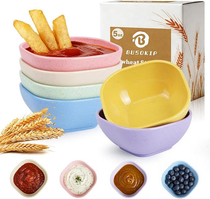 Soy Sauce Dish 5 OZ, Small Bowls by BUSOKIP