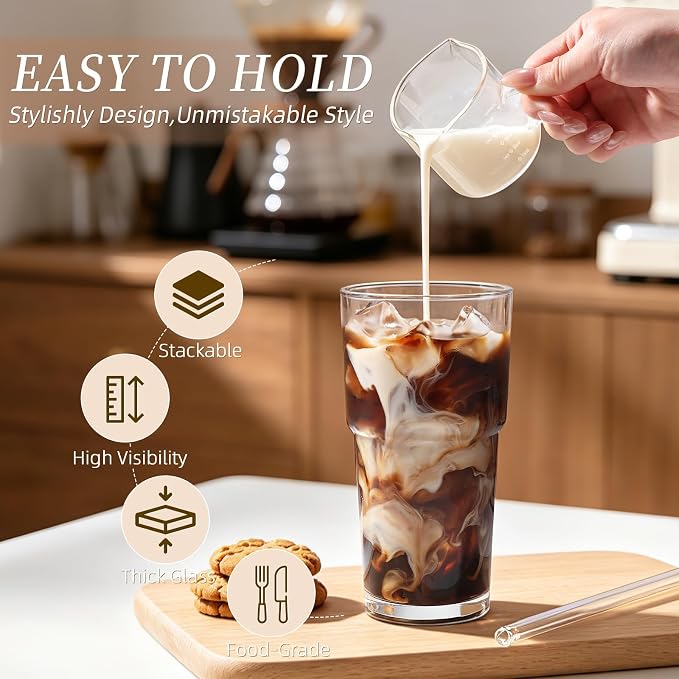 Iced Coffee Cups with Lids: Coffee Bar Accessories - Image 3