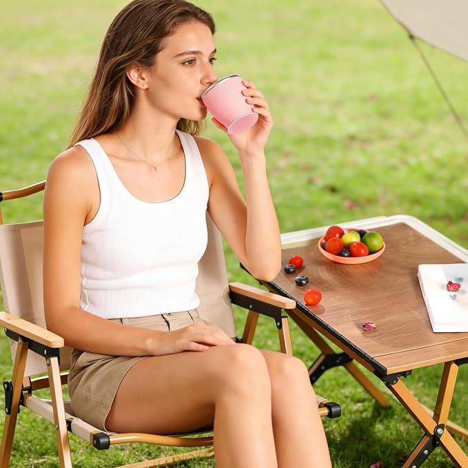 Collapsible Travel Cup, BPA-Free Reusable Water Cup, Lightweight Drinking Cups - Image 8
